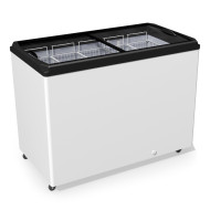 Морозильный ларь серии Р с прямым стеклом M400P объемом 426 дм³